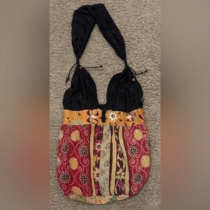 Patchwork Silk Sari Shoulder Bag